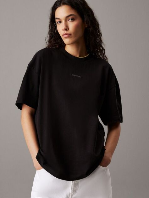 Black Boyfriend Badge T-shirt  Women