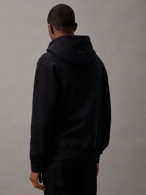 Μαύρο Hoodie Με Λογότυπο  Άνδρας