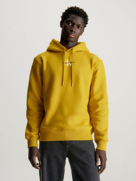 Κίτρινο Hoodie Με Μονόγραμμα  Άνδρας