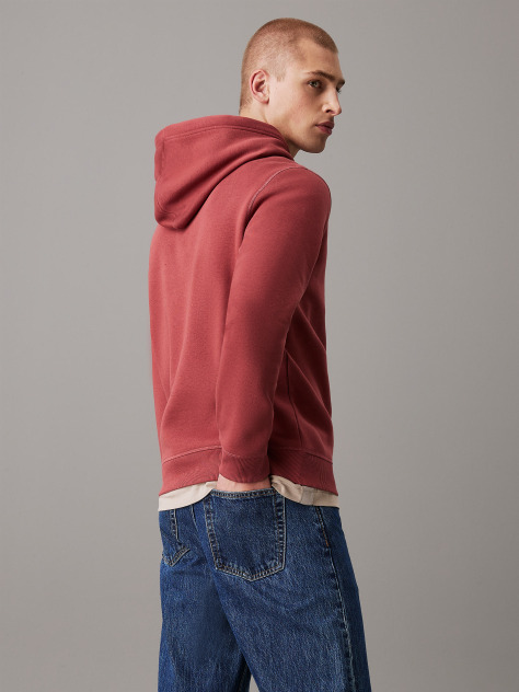 Red Monogram Hoodie  Men