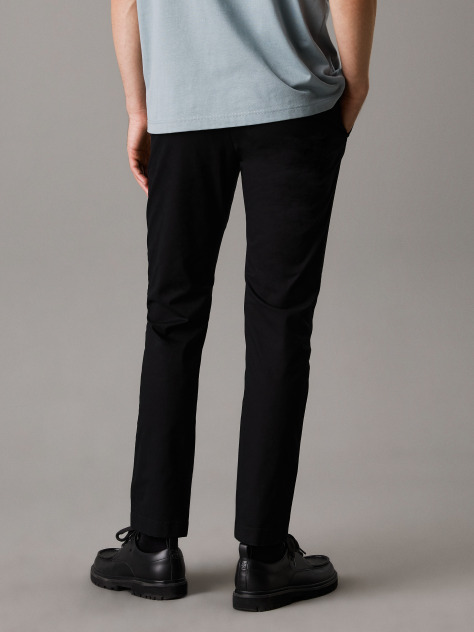Μαύρο Παντελόνι Chino Σε Tapered Γραμμή  Άνδρας