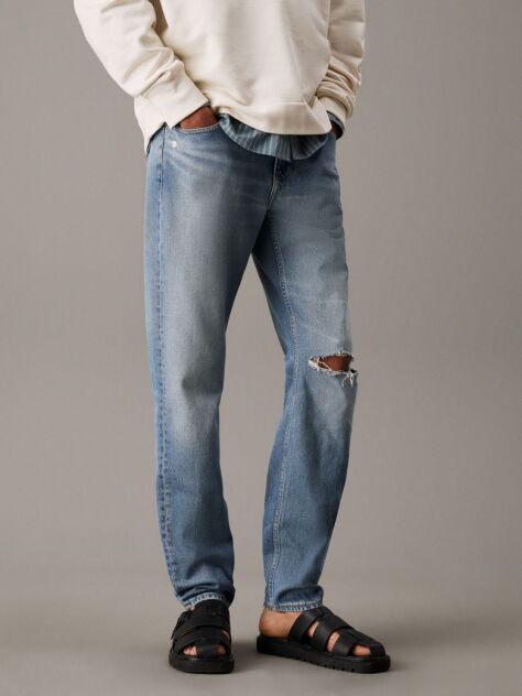Denim Tapered Τζιν Σε Στενή Γραμμή  Άνδρας