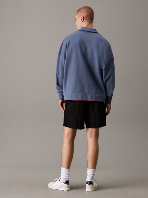 Black Men's linen shorts, perfect for casual looks  Men