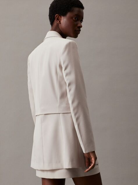Μπεζ Oversized Σακάκι  Γυναίκα