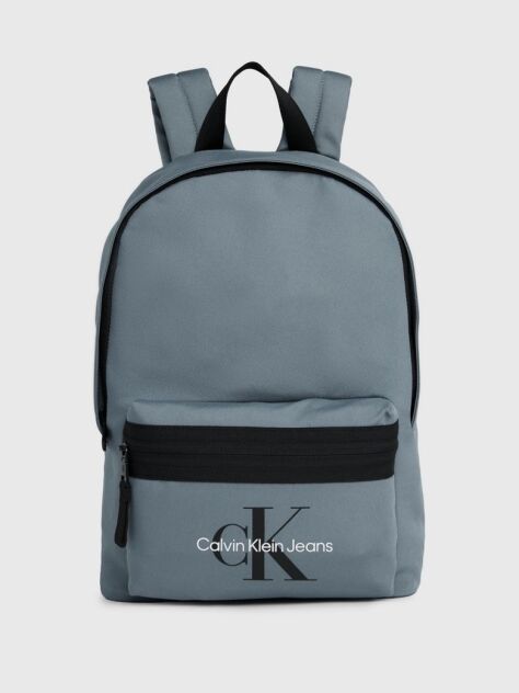 Blue Round Backpack  Men