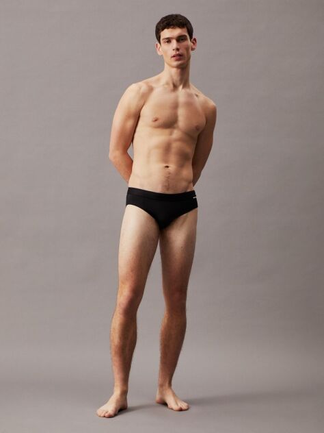 Black Swim Briefs - CK Meta Essentials  Men