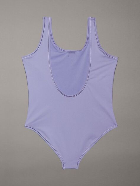 Purple Girls Swimsuit - CK Monogram  Girls