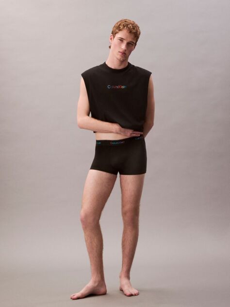 Μαύρο Μπόξερ Με Χαμηλή Μέση - Micro Stretch Pride  Άνδρας