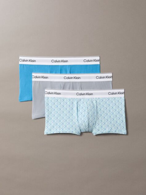Multi Σετ 3 Χαμηλόμεσα Μπόξερ - Icon Cotton Stretch  Άνδρας