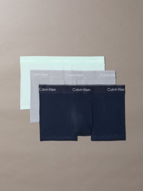 Multi Σετ 3 Χαμηλόμεσα Μπόξερ - Icon Cotton Stretch  Άνδρας