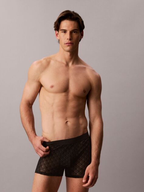 Μαύρο Μπόξερ Sheer Mesh - CK Black  Άνδρας