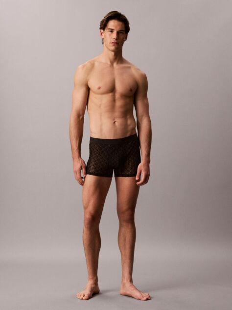 Μαύρο Μπόξερ Sheer Mesh - CK Black  Άνδρας