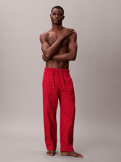 Red Flannel Pyjama Pants  Men