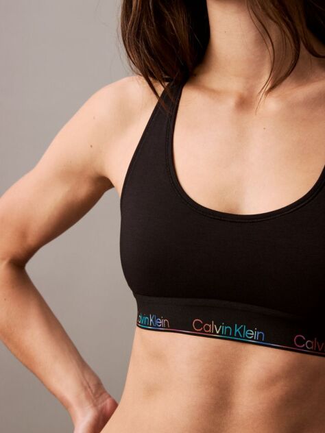 Μαύρο Σουτιέν Bralette - Icon Cotton Modal Pride  Γυναίκα