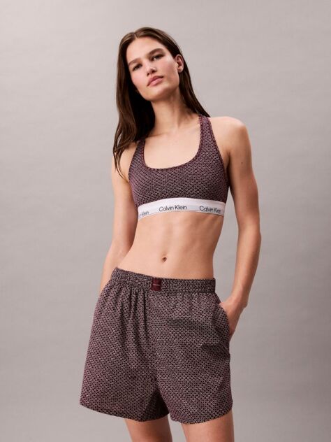 Κόκκινο Bralette Χωρίς Επένδυση - Icon Cotton Modal  Γυναίκα