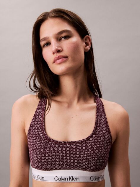 Κόκκινο Bralette Χωρίς Επένδυση - Icon Cotton Modal  Γυναίκα
