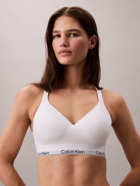 Λευκό Bralette Ανόρθωσης - Icon Cotton Modal  Γυναίκα