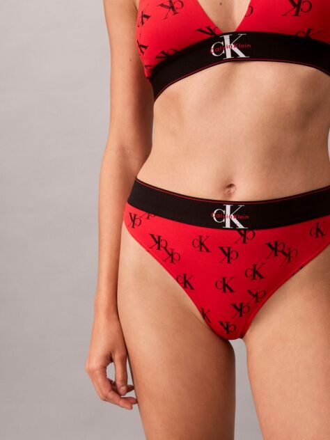 Κόκκινο Ελαστικό Στρινγκ - Graphic Monogram Microfibre  Γυναίκα