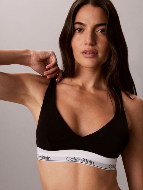 Μαύρο Σουτιέν Τρίγωνο Push Up - Icon Cotton Modal  Γυναίκα