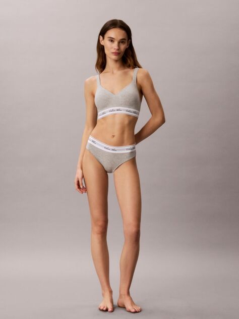 Γκρι Μπουστάκι Lift Bralette - Icon Cotton Script  Γυναίκα