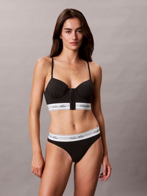 Μαύρο Στρινγκ - Icon Cotton Modal  Γυναίκα