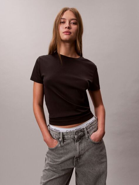 Black Short Sleeve T-Shirt  Women