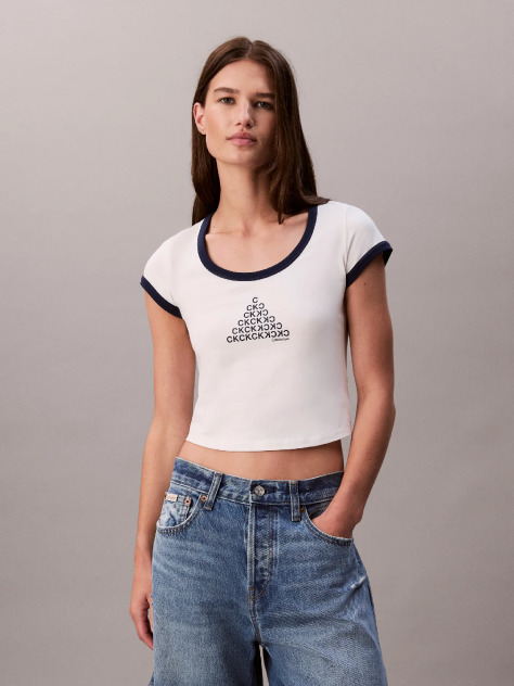 White Short Sleeve T-Shirt  Women