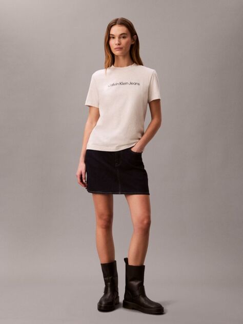 Beige Short Sleeve T-Shirt  Women