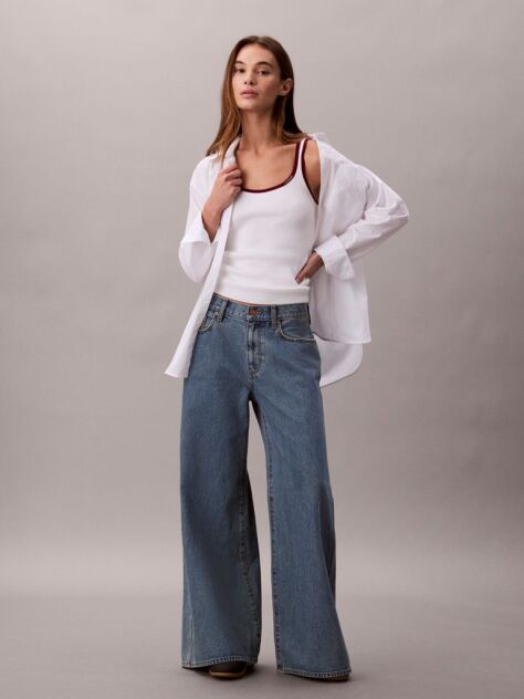 Denim Τζιν Σε Φαρδιά Γραμμή  Γυναίκα