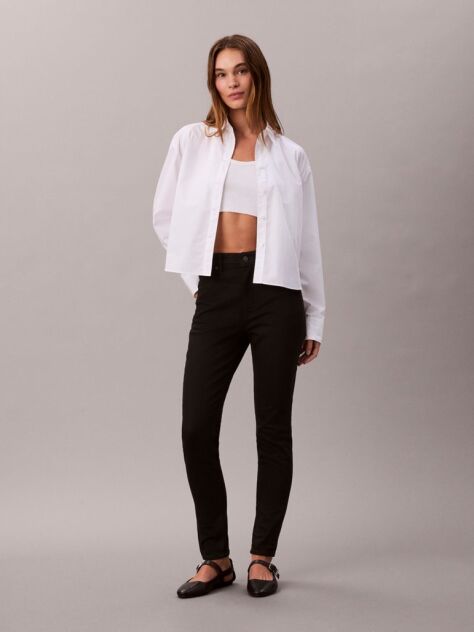 Black High Rise Skinny Jeans  Women