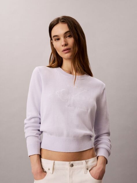 Purple Monologo Outline Jumper  Women