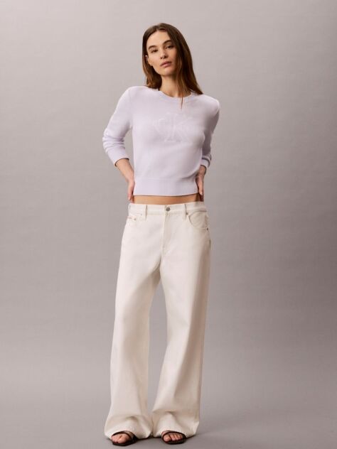 Purple Monologo Outline Jumper  Women