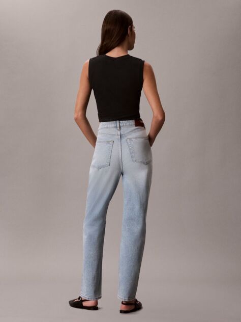 Denim Τζιν Με Mom Γραμμή  Γυναίκα