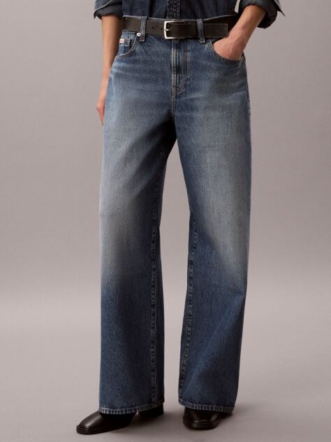 Denim Τζιν Με Φαρδύ Μπατζάκι  Γυναίκα