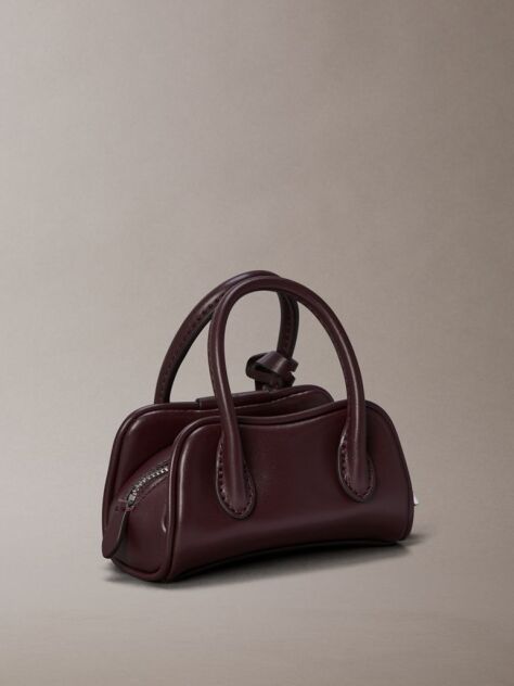 Red Mini Shoulder Bag Charm  Women