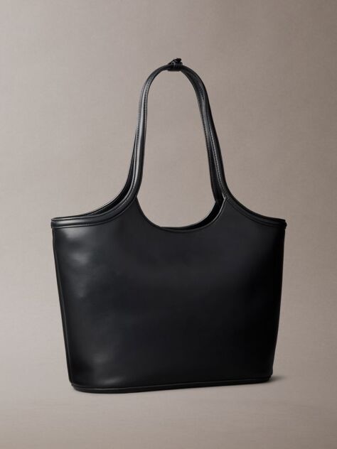 Black Signature Monogram Laptop Tote Bag  Women