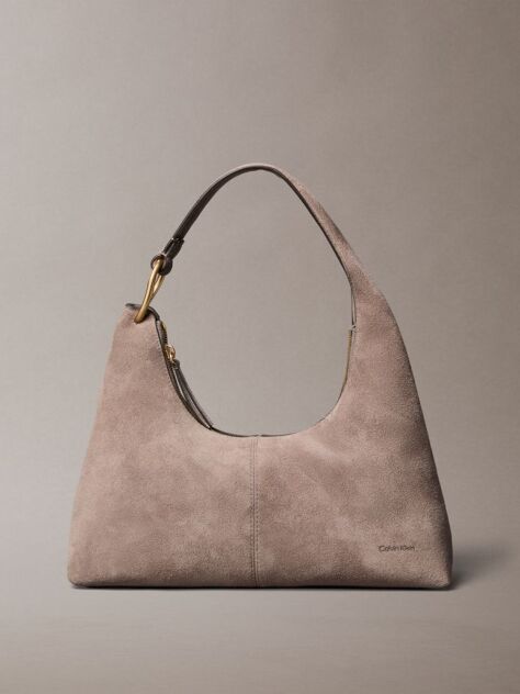 Brown Soft Suede Shoulder Bag  Women