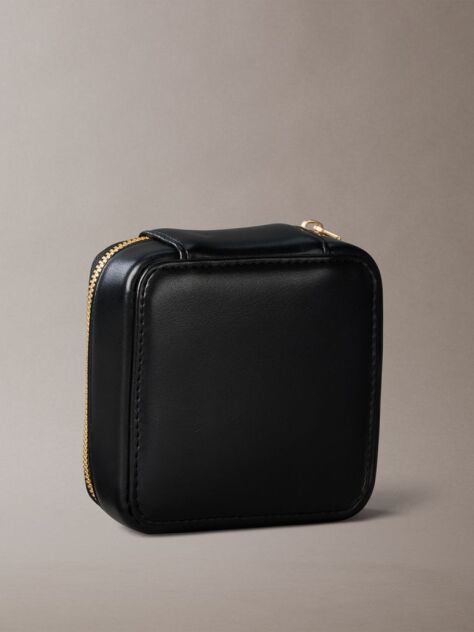 Black Monogram Hardware Jewellery Case  Women