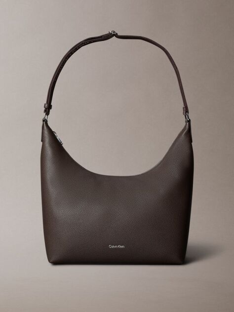 Brown Logo Strap Shoulder Bag  Women