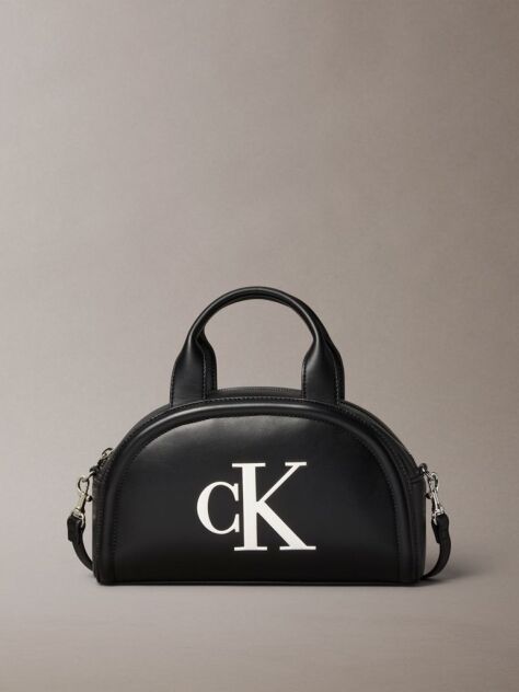 Black Signature Monogram Crossbody Bag  Women