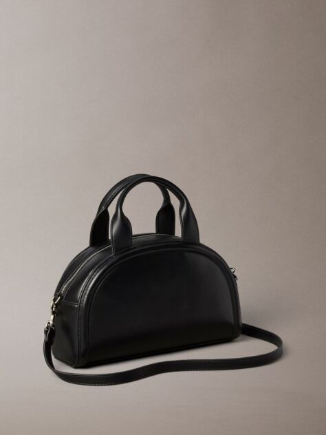 Black Signature Monogram Crossbody Bag  Women