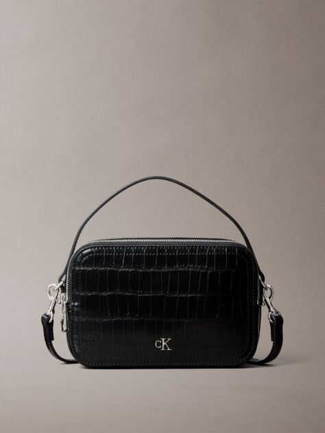 Black Monogram Crocodile Camera Bag  Women