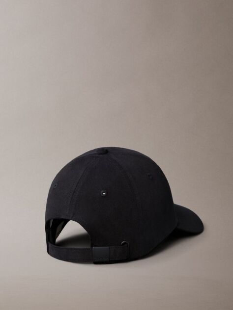 Black Emblem Monogram Logo Baseball Cap  Women