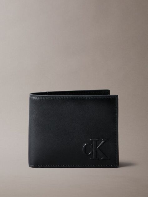 Black Leather Wallet  Men