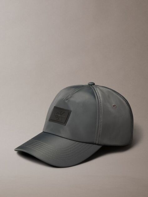 Grey Logo Patch Cap  Men