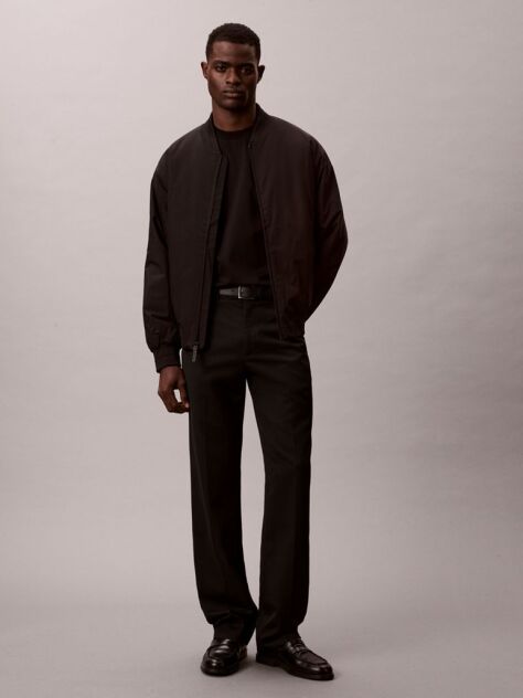 Black Bomber Jacket  Men