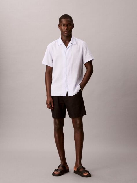 Black Calvin Klein for men. Refined classics for a curated wardrobe. Minimalist essentials in signature silhouettes  Men