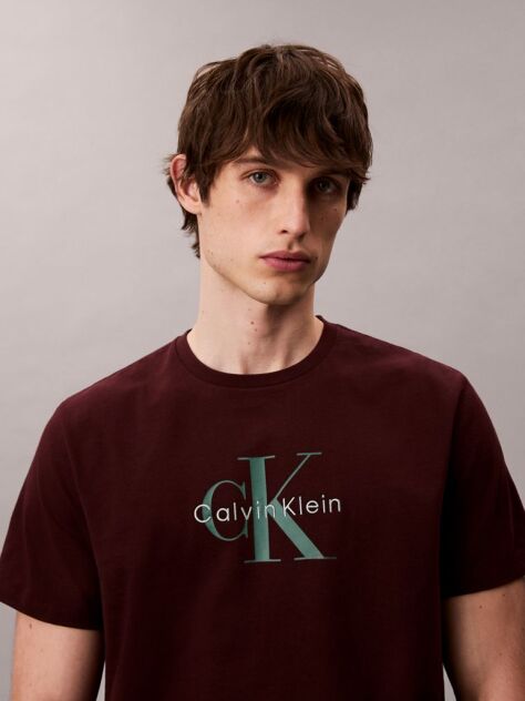 Καφέ T-Shirt Με Λογότυπο  Άνδρας