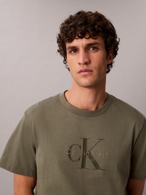 Πράσινο T-Shirt Με Λογότυπο  Άνδρας