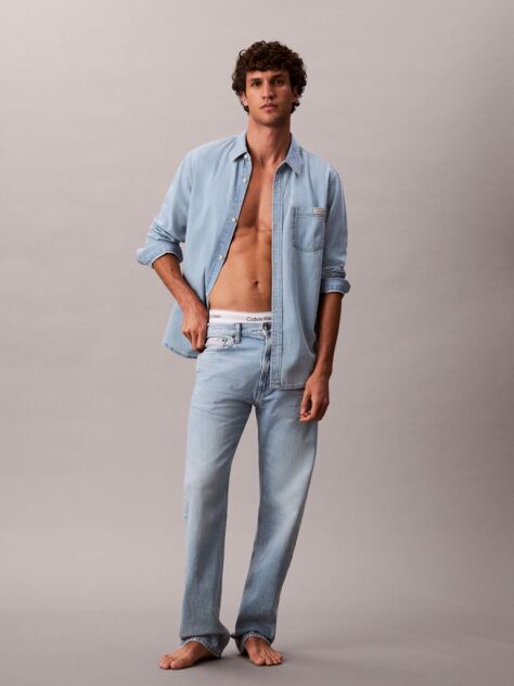 Denim Τζιν Σε Ίσια Γραμμή  Άνδρας